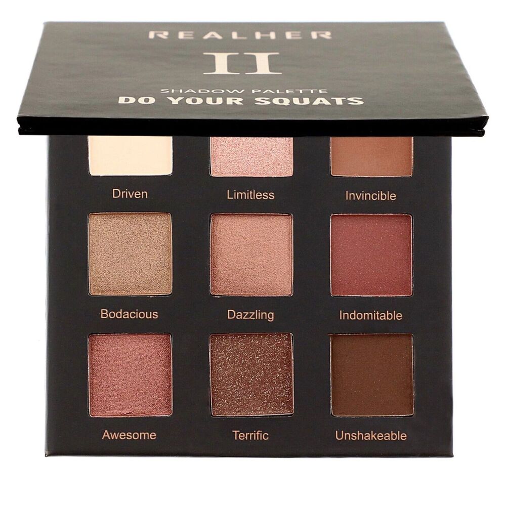 REALHER II Eye Shadow Palette Eyeshadow 'Do Your Squats' VEGAN Matte to Metallic